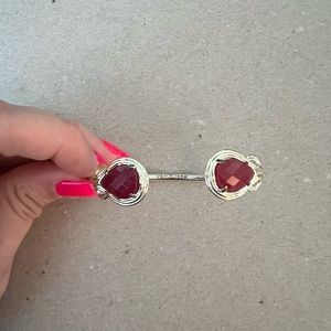 Kendra Scott maroon bangle bracelet